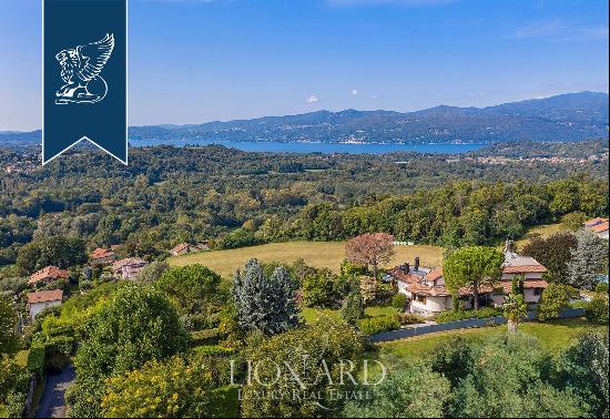 Panoramic estate in a high position by Lake Maggiore