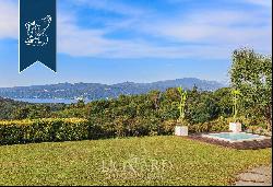 Panoramic estate in a high position by Lake Maggiore