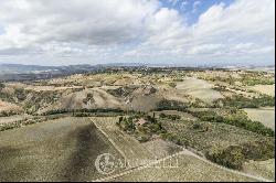 Ref. 6497 Panoramic and exclusive farmhouse with land in Pienza