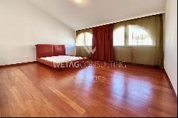 Lugano: elegant duplex-penthouse for sale with partial Lake Lugano view