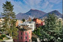 Lugano: penthouse apartment with large terrace for sale