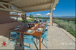 MODERN ECO-FRIENDLY VILLA WITH OLIVE GROVE FOR SALE TUSCANY