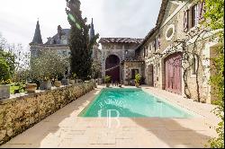 EMPIRE CHATEAU WITH OUTBUILDINGS 45 MINUTES FROM BIARRITZ