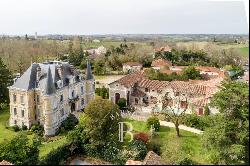 EMPIRE CHATEAU WITH OUTBUILDINGS 45 MINUTES FROM BIARRITZ