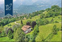 Mountain chalet in a high panoramic position close to the Piani di Bobbio