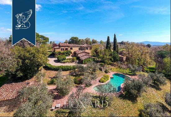 Old farmhouse with panoramic pool surrounded by 12 hectares of grounds