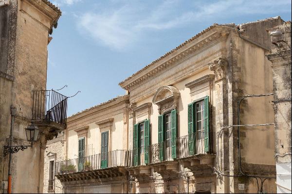 Historical buildings in Modica