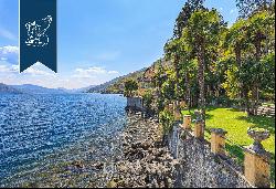 Prestigious villa for sale in an exclusive lake-facing position near Stresa and Switzerlan