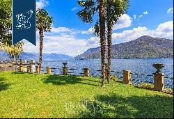 Prestigious villa for sale in an exclusive lake-facing position near Stresa and Switzerlan