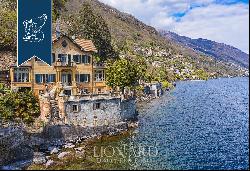 Prestigious villa for sale in an exclusive lake-facing position near Stresa and Switzerlan