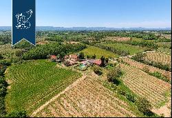 Prestigious farmstead with 50 hectares of cultivated grounds in Arezzo's stunning countrys