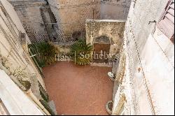 Ancient building in the historic center of Modica