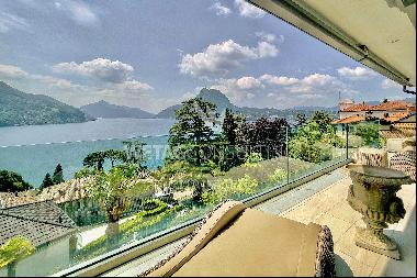 Magnificent penthouse apartment with swimming pool & breathtaking lake view for sale in C