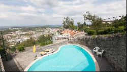 Villa with garden, lake and views over Braga, Portugal