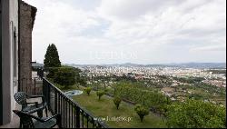 Villa with garden, lake and views over Braga, Portugal