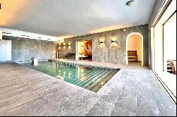 Stately villa with indoor swimming pool for sale in Vaglio