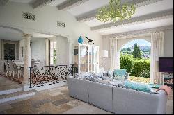 Authentic Provencal estate with open views over the village of St Paul de Vence.