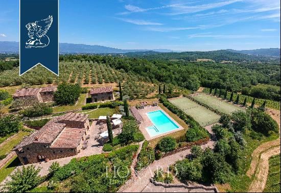 Luxury agritourism resort in the Tuscan countryside of Chianti