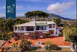 Charming estate with breathtaking views of the clear waters of the Aeolian Islands and the