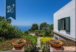 Enchanting villa in Capri's classic style, surrounded by luxuriant Mediterranean nature