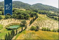 Wonderful farmstead with old farmhouses and 80 hectares of grounds in the Tuscan countrysi