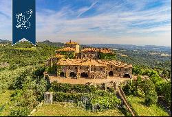 Medieval stronghold overlooking the border between the provinces of Siena and Grosseto