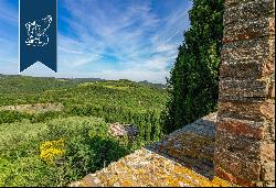 Medieval stronghold overlooking the border between the provinces of Siena and Grosseto