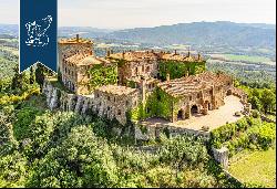 Medieval stronghold overlooking the border between the provinces of Siena and Grosseto