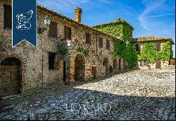 Medieval stronghold overlooking the border between the provinces of Siena and Grosseto