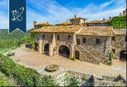 Medieval stronghold overlooking the border between the provinces of Siena and Grosseto