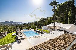 Modern Mediterranean Finca with sea views and guest houses in Port Andratx on Mallorca