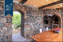 Luxurious recently-built dammuso in the typical architecture of the island of Pantelleria