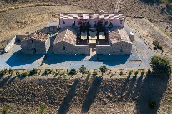 Ancient baglio with unique sea view