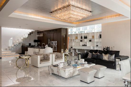 For sale in SW1A, the Penthouse of the Walpole Mayfair offers expansive living and enterta