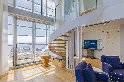 Spectacular penthouse with terrace, swimming pool and sea views in Diagonal Mar