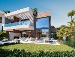 Exquisite off-plan semi-detached home with spectacular views in , Marbella 29603