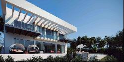 Off-plan contemporary designer villa with sea views in El Parais, Estepona 29680