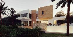 Off-plan contemporary designer villa with sea views in El Parais, Estepona 29680