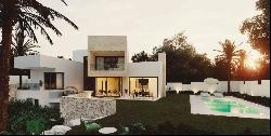 Off-plan contemporary designer villa with sea views in El Paraís, Estepona 29680