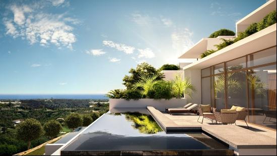 Luxury villa-style front line golf penthouse with private pool s, Casares 29690