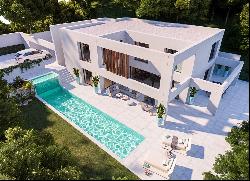 Plot with project to build a luxury villa with sea views in one , Benalmádena 29630