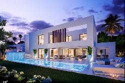 Plot with project to build a luxury villa with sea views in one , Benalmadena 29630