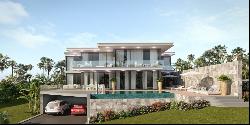 Off-plan luxury villa with golf and sea views in a quiet locatio, Marbella 29604