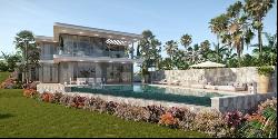 Off-plan luxury villa with golf and sea views in a quiet locatio, Marbella 29604