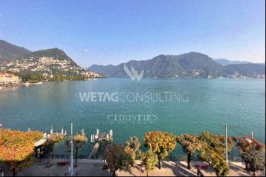 Rare & elegant apartment directly on the lakefront for sale in Lugano
