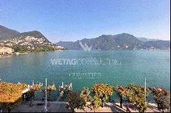 Rare & elegant apartment directly on the lakefront for sale in Lugano