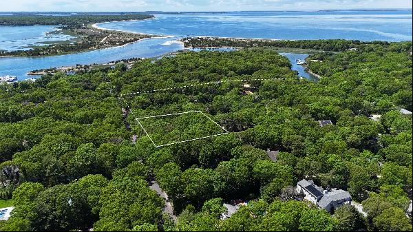 Welcome to 17 Harbor View Ln, East Hampton! This exceptional half-acre vacant lot presents