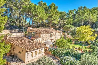 Quietly situated dreamlike finca in S'Arracó in the southwest of Mallorca
