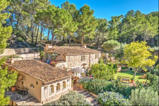 Quietly situated dreamlike finca in S'Arraco in the southwest of Mallorca