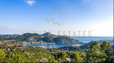 Building plot in Port Andratx with sea and harbour view in the southwest of Mallorca